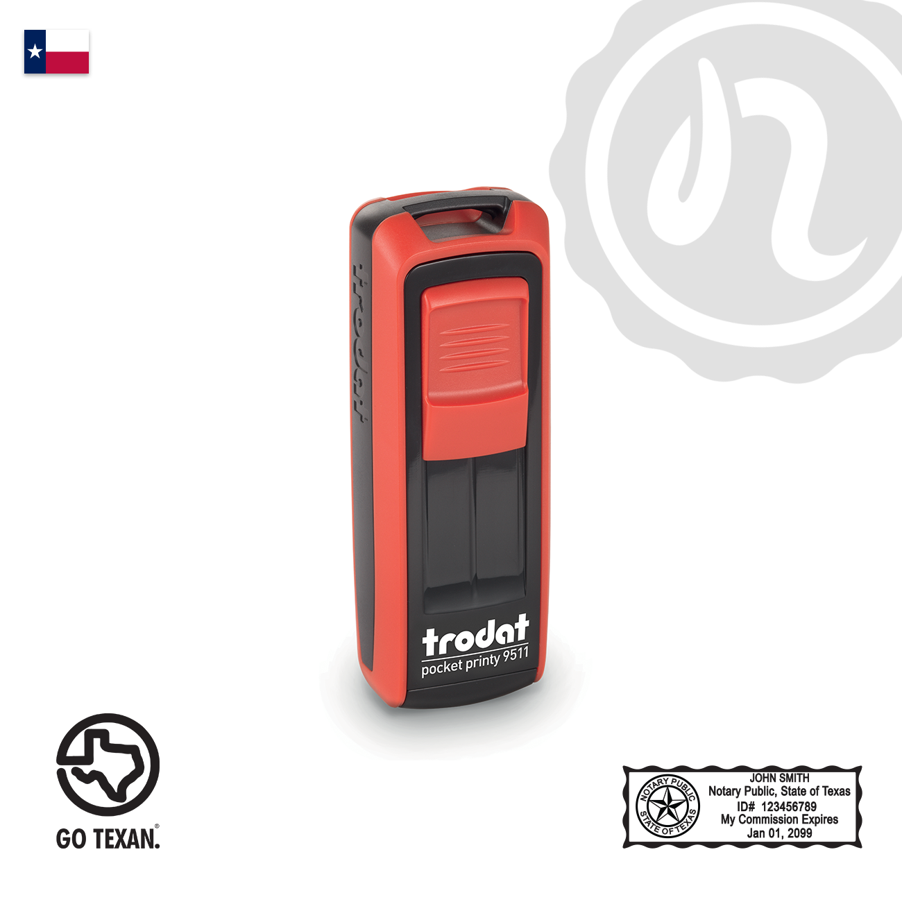 Texas Pocket Stamp (Small)