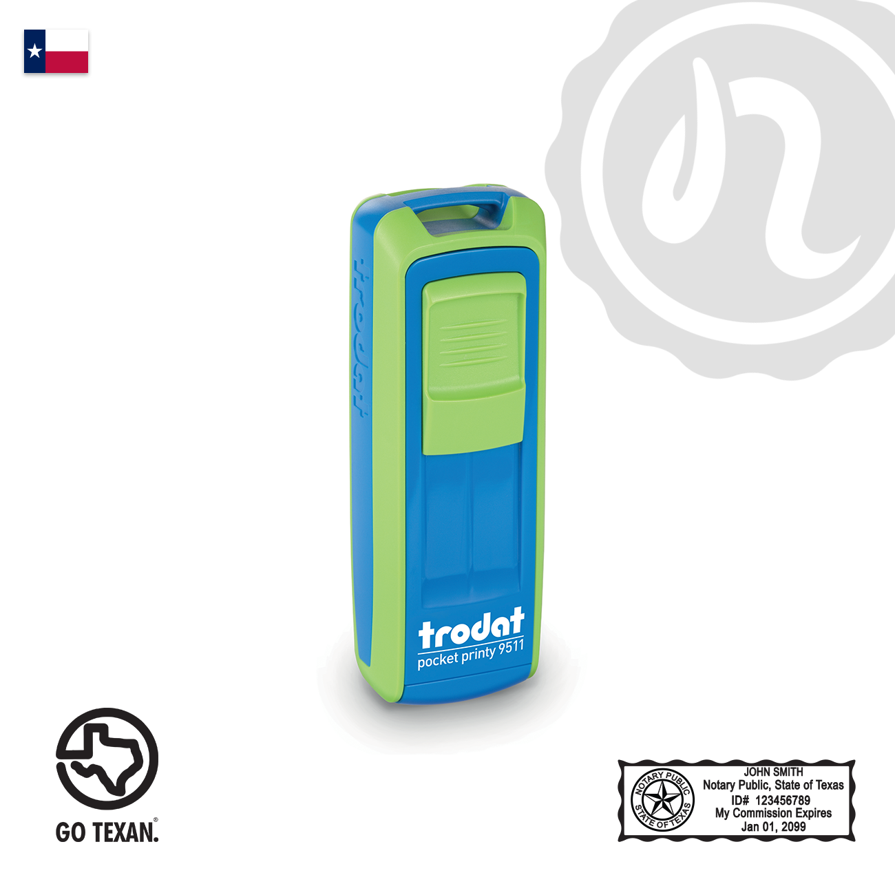 Texas Pocket Stamp (Small)