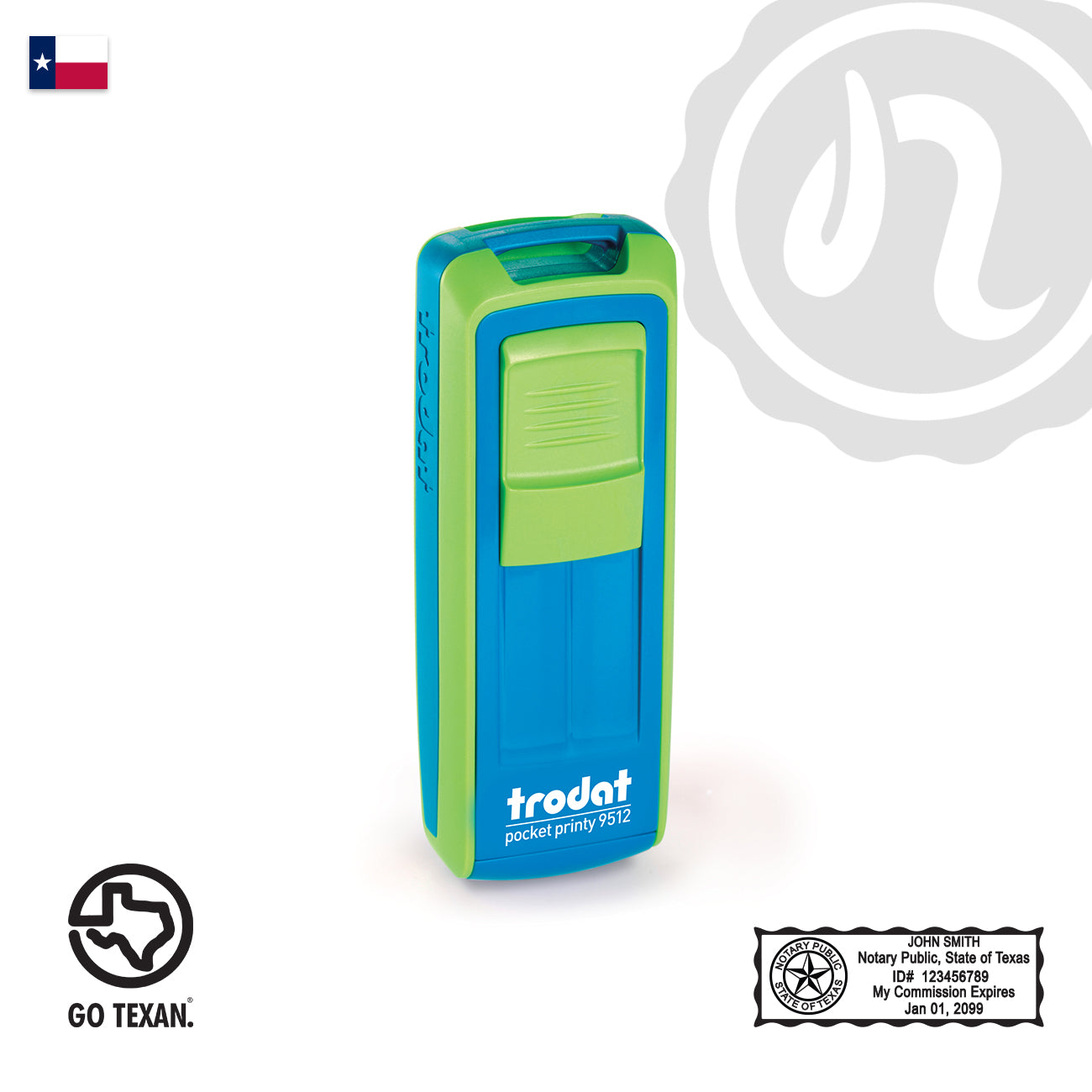 Texas Pocket Stamp (Medium)