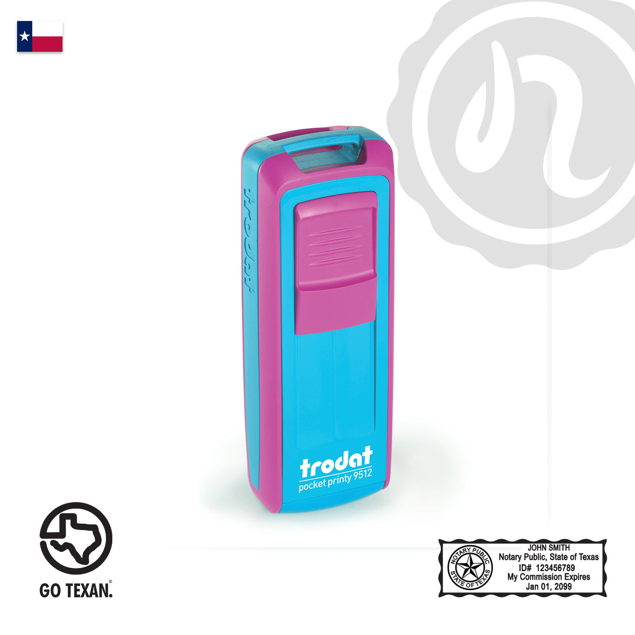 Texas Pocket Stamp (Medium)
