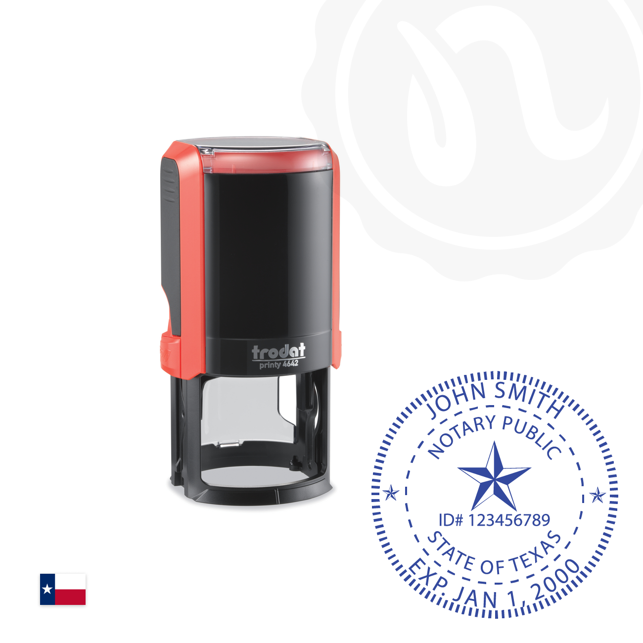 Texas Circle Stamp (Large)