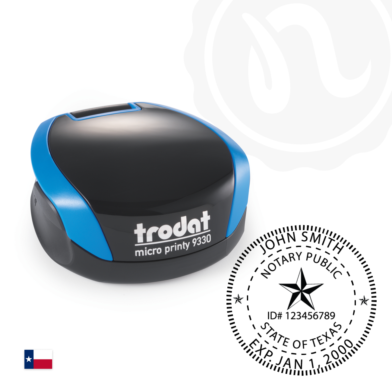 Texas Pocket Stamp (Round)