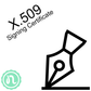 Online Notary X.509 Signing Certificate - Digital File