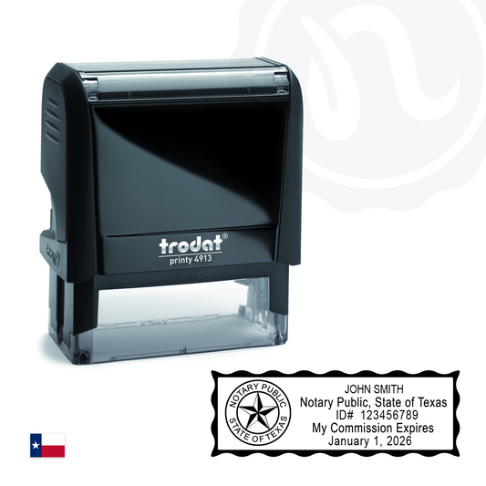 Texas Notary Stamp (Medium)